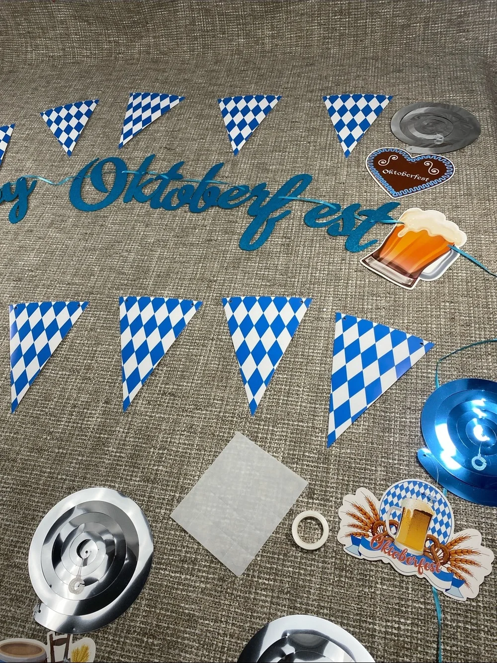 Happy Oktoberfest Party Garland Decorations